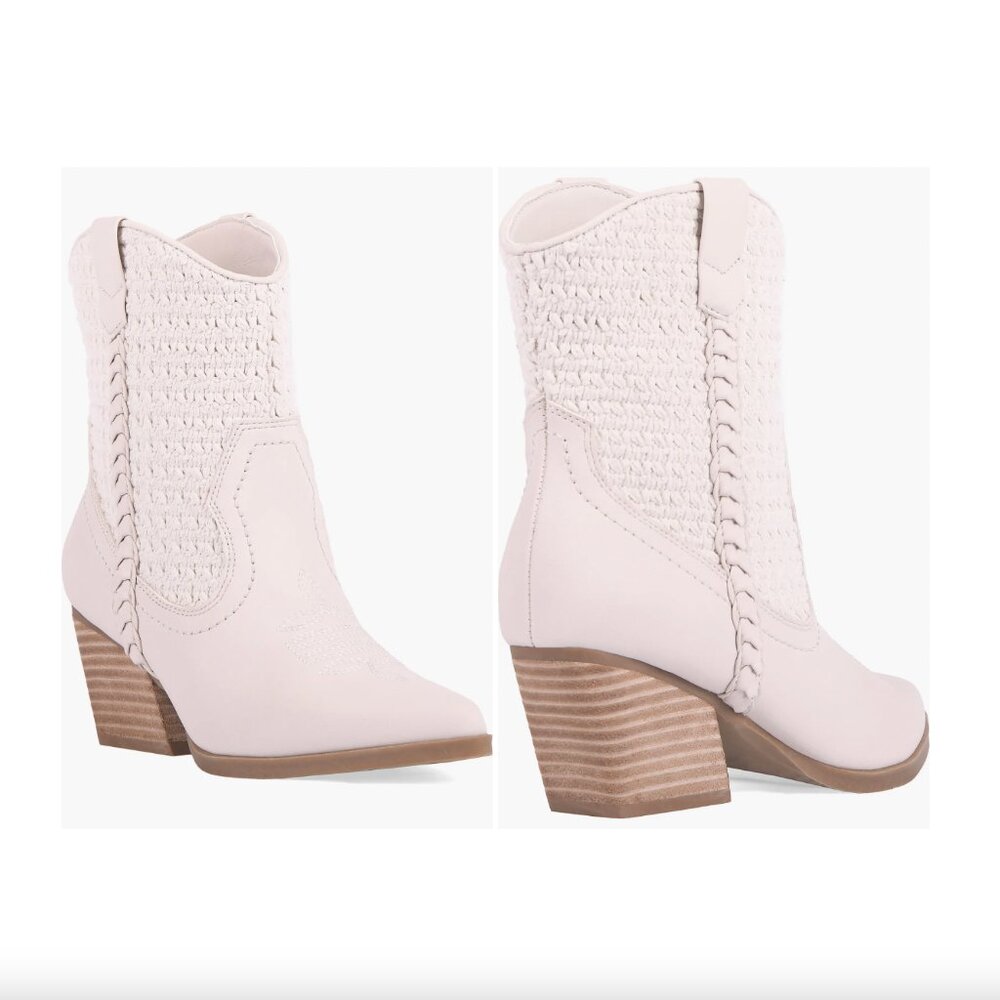 DV by Dolce Vita Braided Western Bootie Size 8